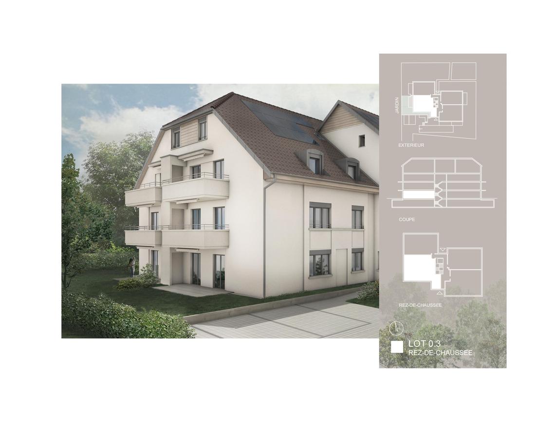 Le salon - LES 3 NIDS DU MARTINET - 3 VILLAS MITOYENNES A 1020 RENENS